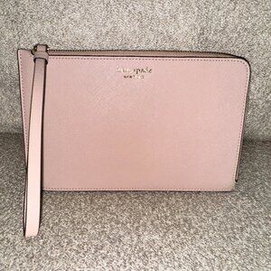 Kate Spade Cameron Saffiano Wristlet - Light Pink